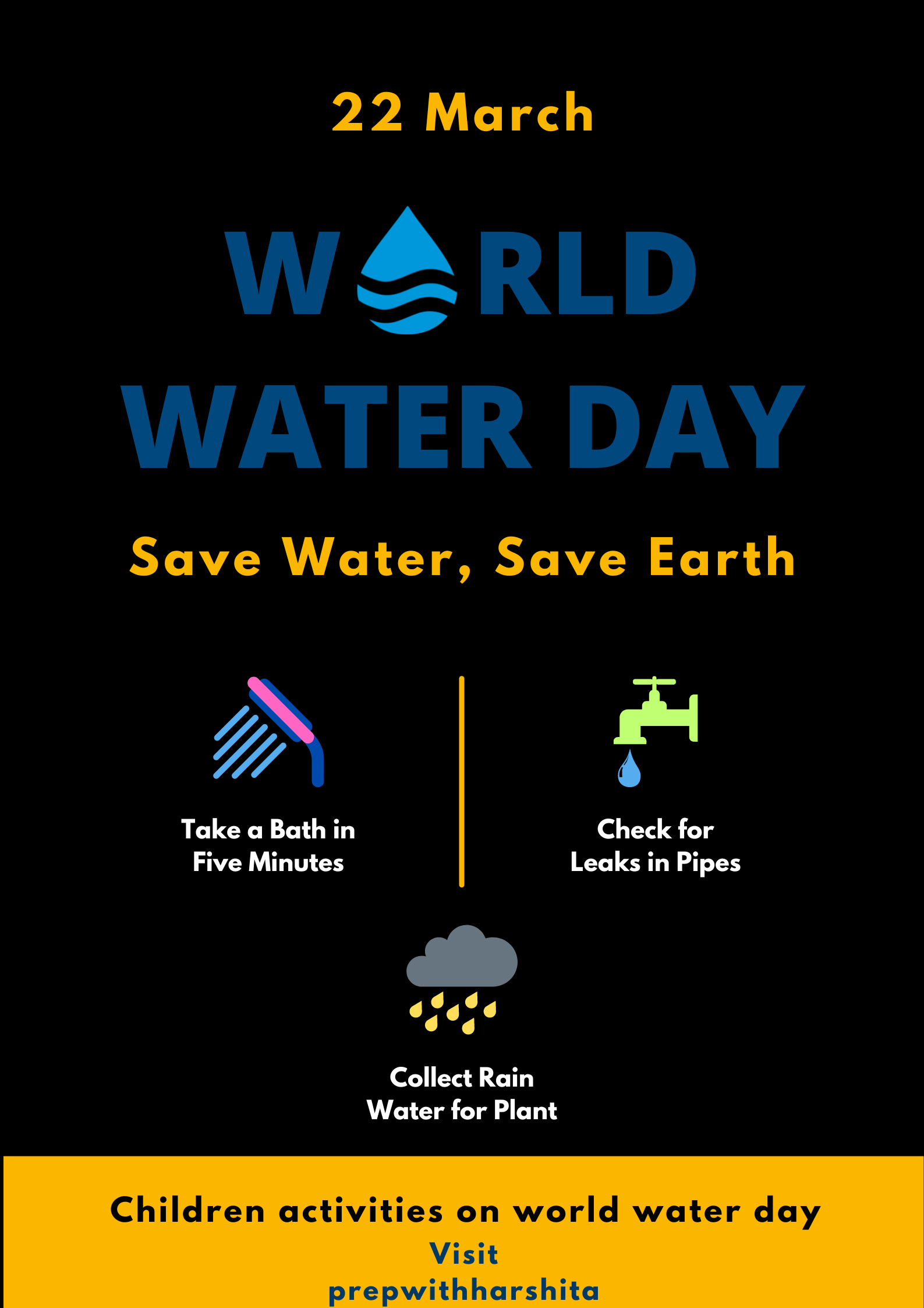 World Water Day Activities Prep With Harshita