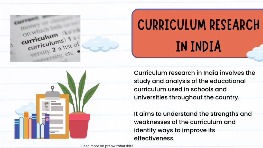 Curriculum research in India