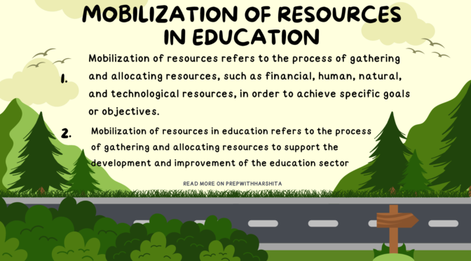 Mobilization of Resources