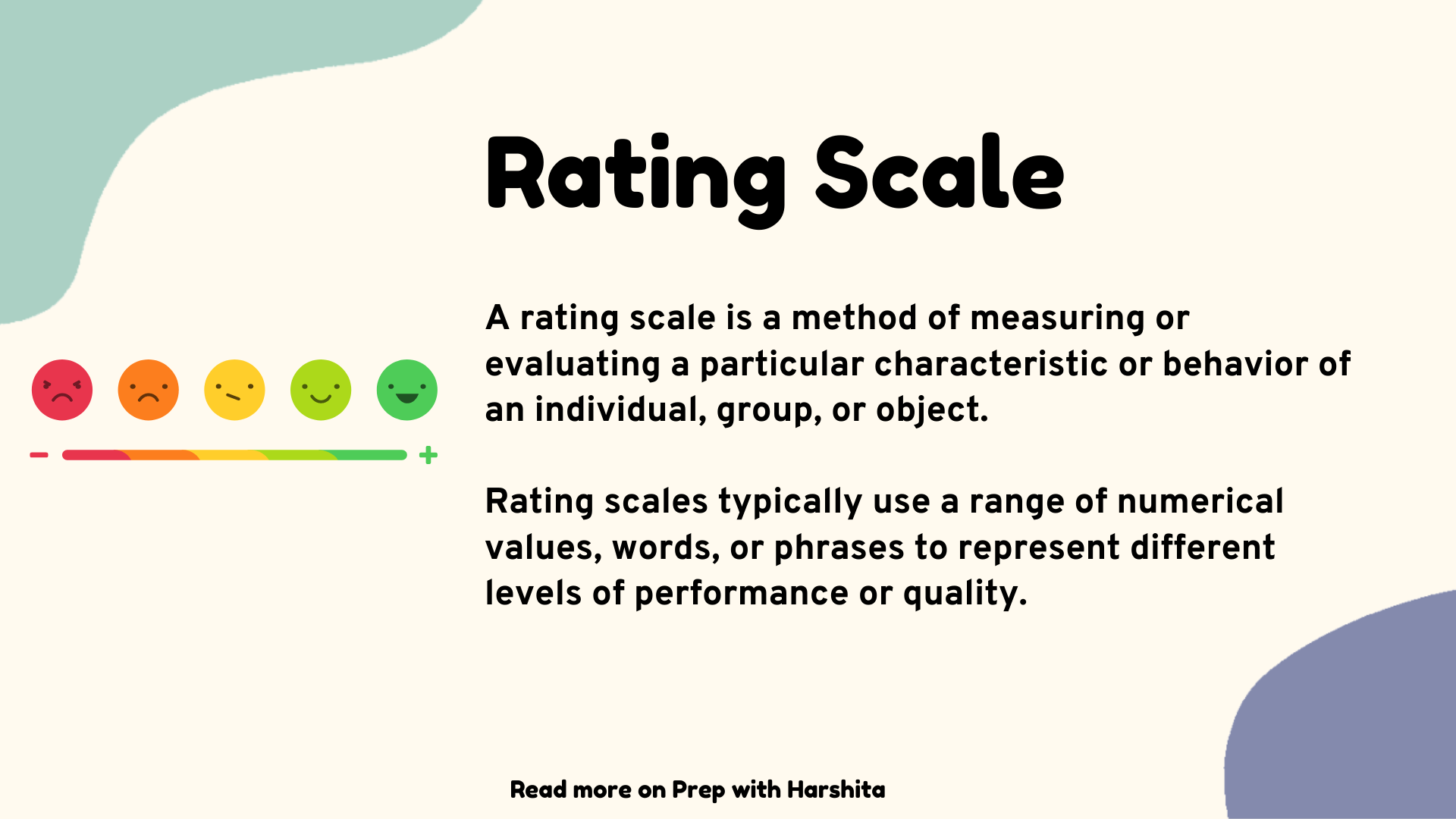 Rating Scale - Prep With Harshita