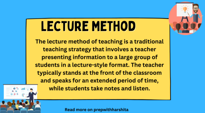Lecture Method of Teaching