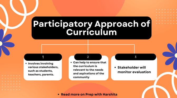 Participatory Approach of Curriculum