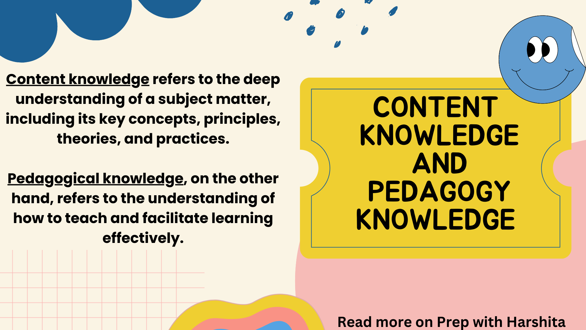 essay about content knowledge and pedagogy