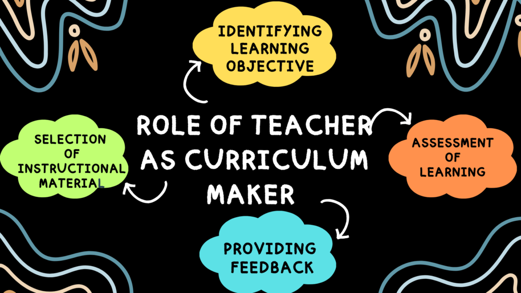 Role of Teacher as curriculum maker