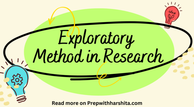 Exploratory Method in research