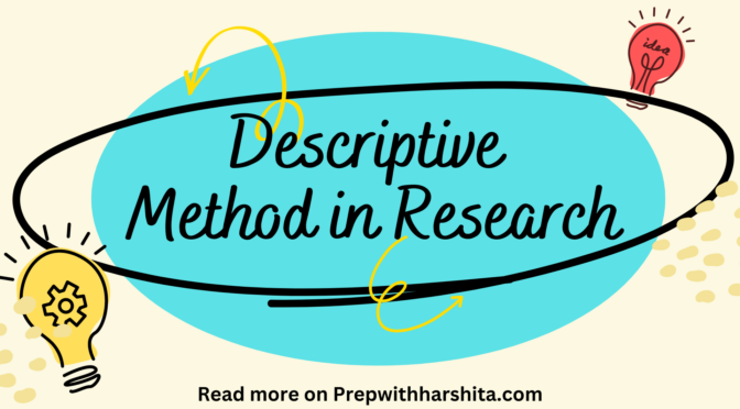 Descriptive Method of Research