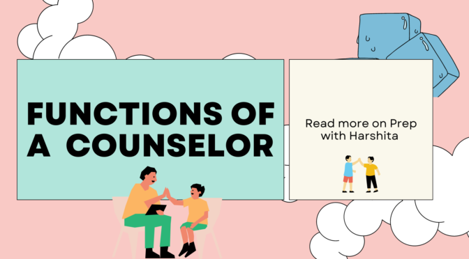 Functions of a counselor