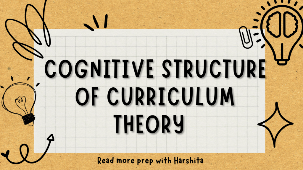 Cognitive Structure of Curriculum Theory 