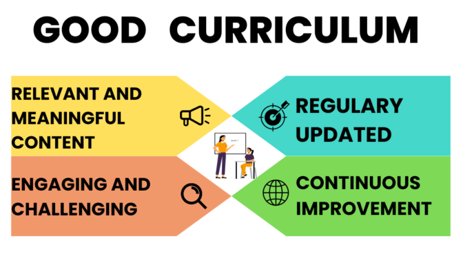 Characteristics of a good curriculum