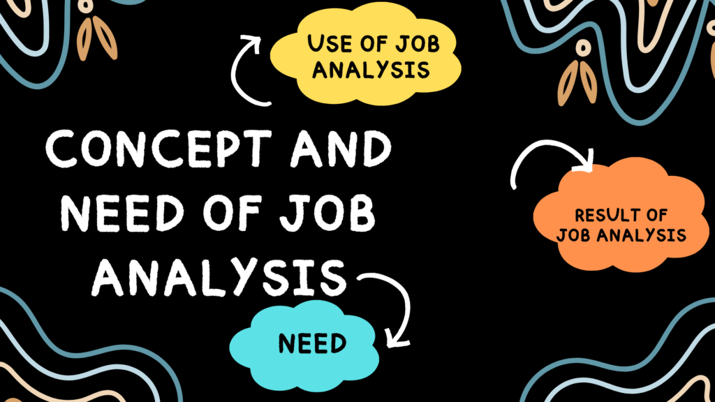 Concept and Need of Job Analysis