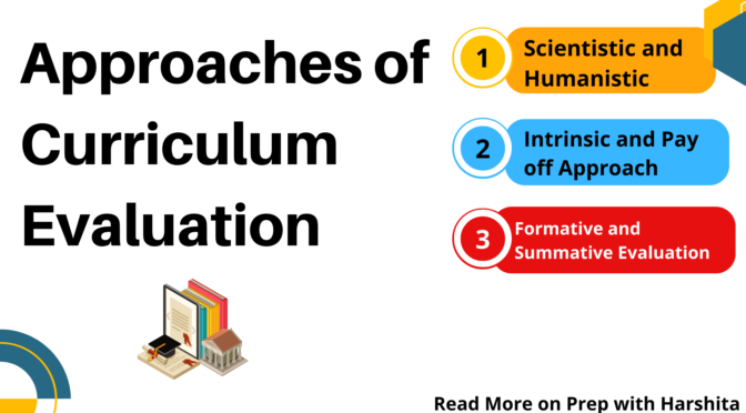 Approaches of Curriculum Evaluation