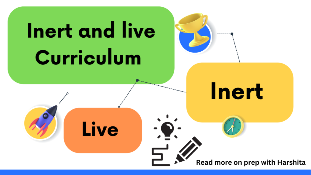 Inert and Live Curriculum 