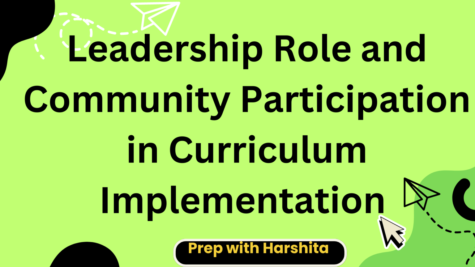 Leadership Role And Community Participation In Curriculum ...