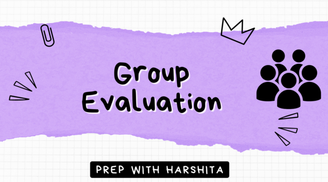 Group Evaluation