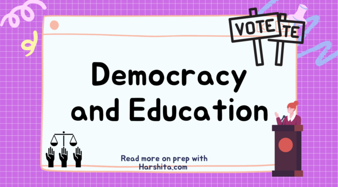 Democracy and Education