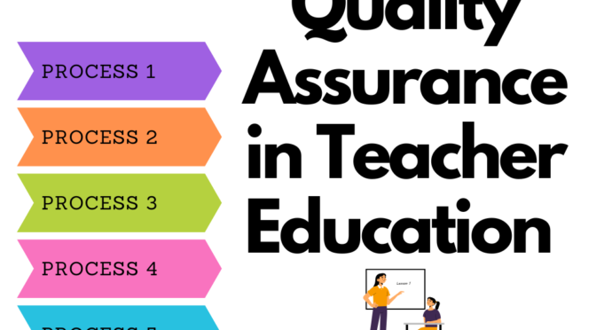 Quality Assurance in Teacher Education