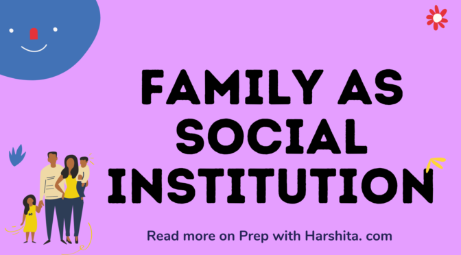 Family as Social Institution