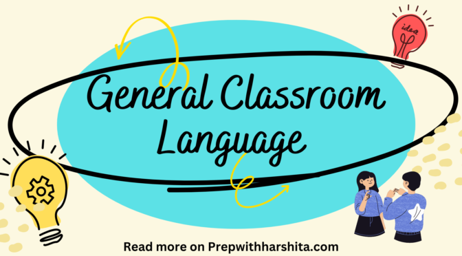 General Classroom Language