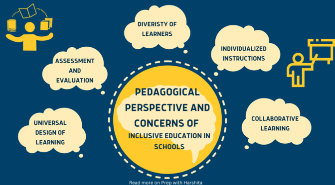 Pedagogical Perspective and Concerns of Inclusive Education in Schools