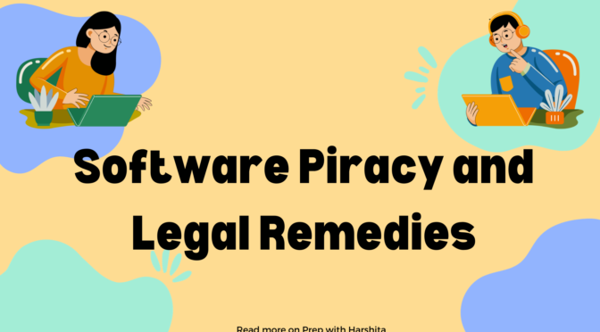 Software Piracy and Legal Remedies