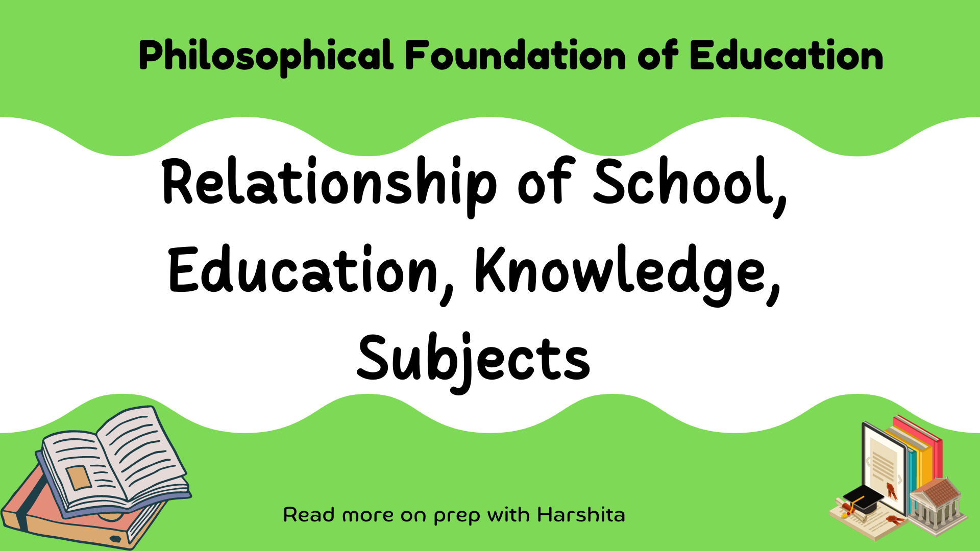 Relationship Of School, Education, Knowledge, Subjects - Prep With Harshita