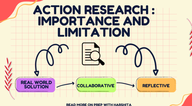 Action Research : Importance and limitation