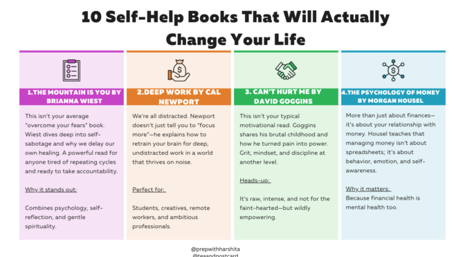 10 Self-Help Books That Will Actually Change Your Life